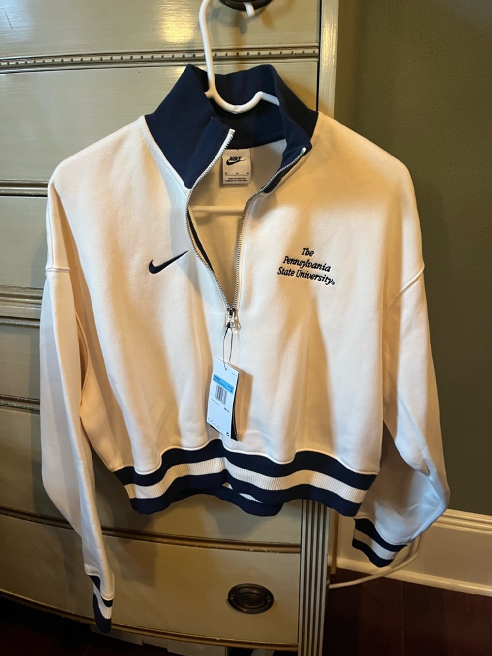 Nike NWT Penn State quarter zip top size medium orig $80